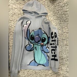 Disney Blue and White Fleece Hoodie